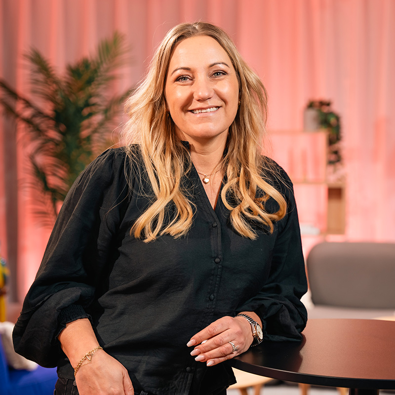 Jessica som jobbar på Spiris