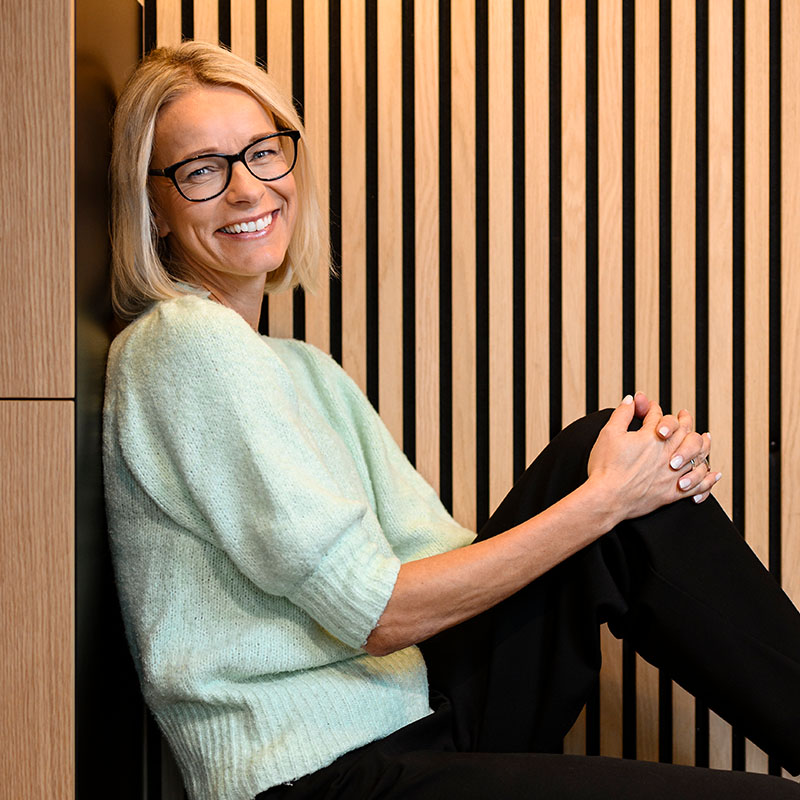 Porträtt på Linda Olsson, Head of Sales & Marketing
