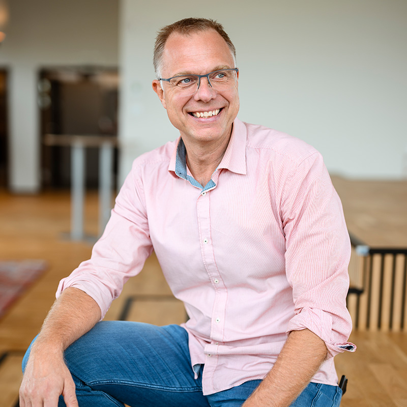 porträtt på Mathias Vahlgren, Head of Products