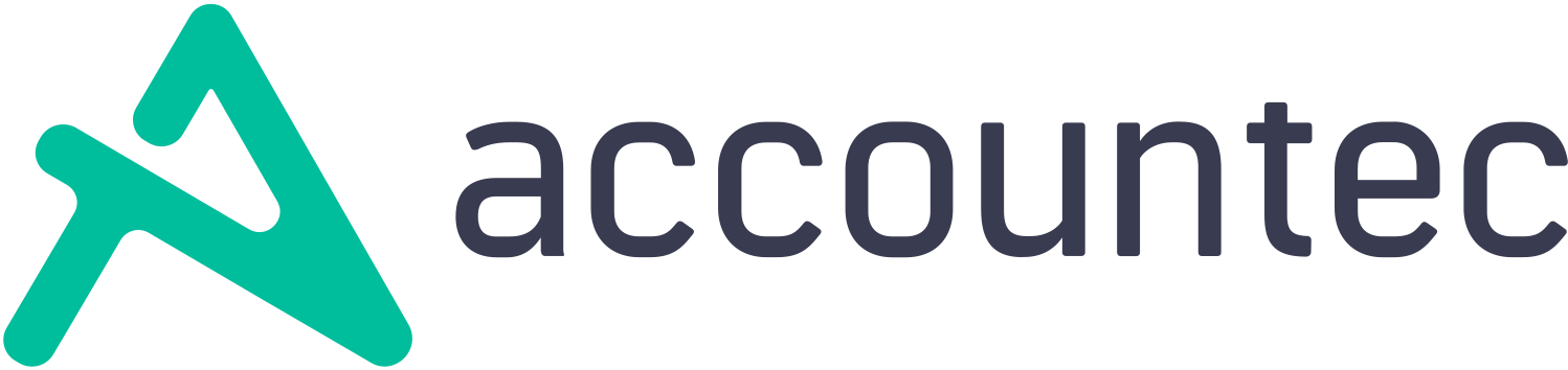 Accountec logotyp.