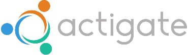 Actigates logotyp.