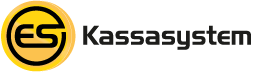 ES Kassasystems logotyp.