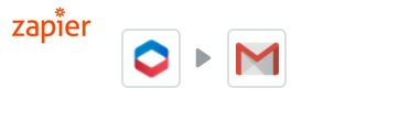 Logotyp av Visma och Gmail by Zapier.