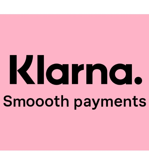 Logo för klarna med tagline Smooth payments