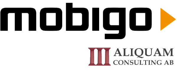 Logotyp Mobigo by Aliquam