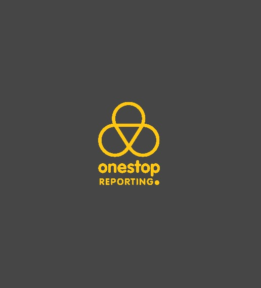 Logotyp Onestop Reporting.