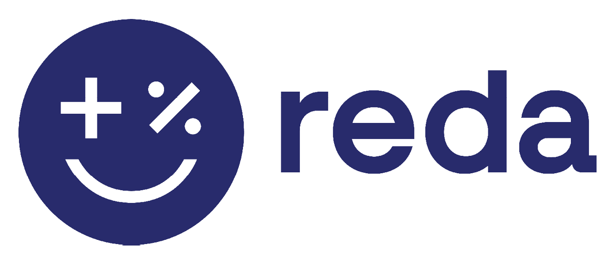 Logotype för Reda. 