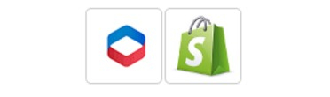 Logotyp för Shopify.