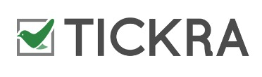 Tickra logotyp.