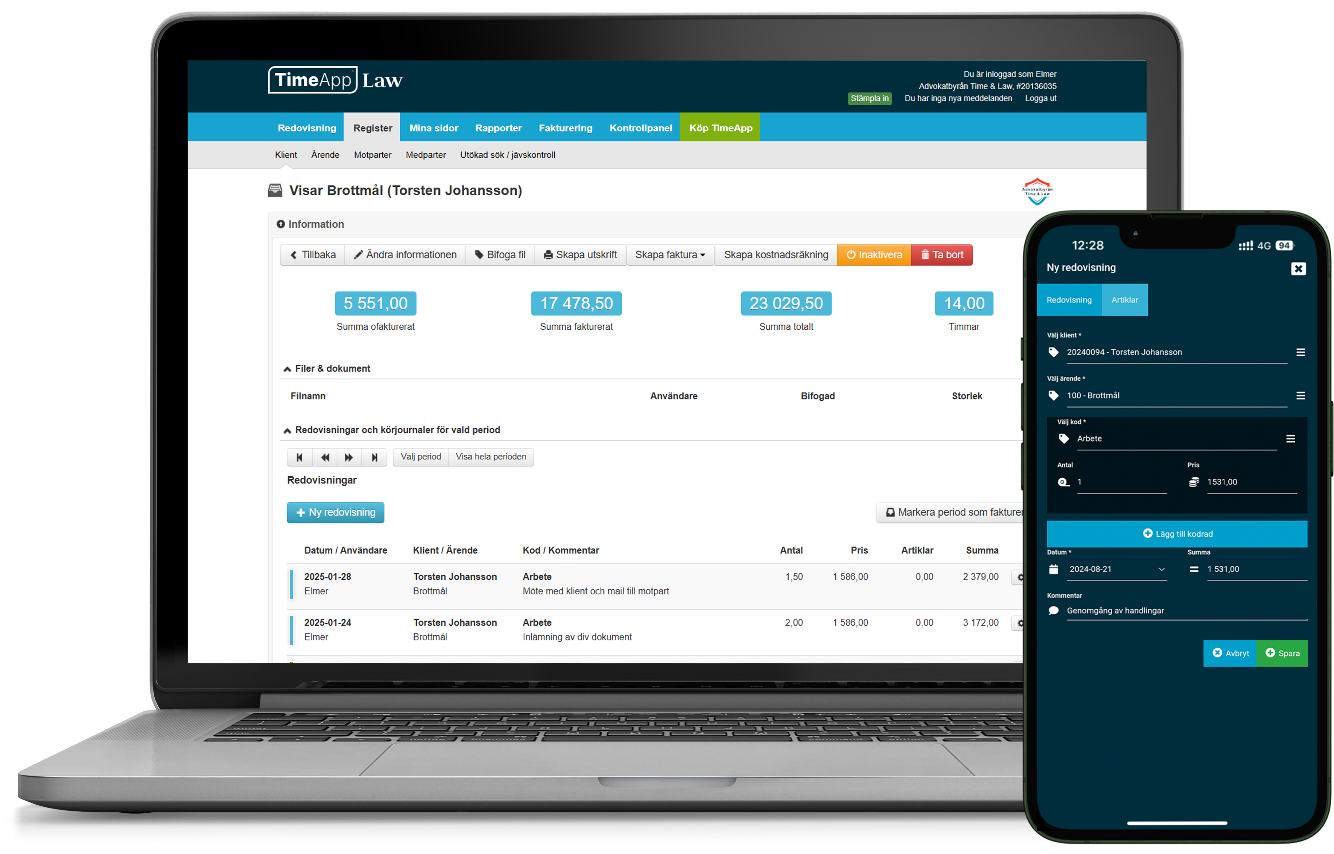 TimeApp Law loggo