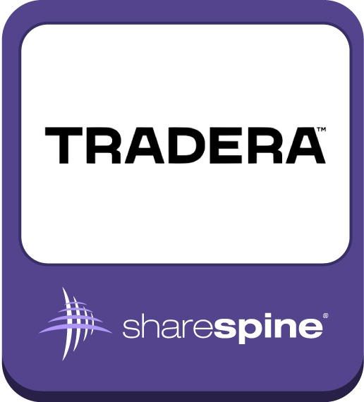 Tradera by Sharespine logotyp.