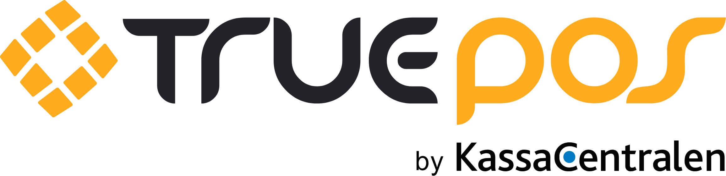 TruePOS Kassasystem logotyp.