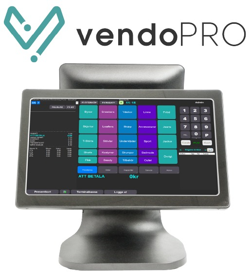 VendoPRO från Vendolink och en kassa.
