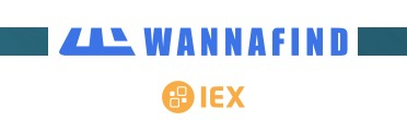 Wannafind by IEX logo.